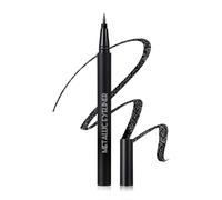 Vawolecy Long-Lasting Waterproof Glitter Eyeliner Pen | Vegan Shimmer Liquid Eyeliner with Metallic Satin Finish | Highly Pigmented, Smudge-Proof Eye Makeup for Day to Night