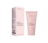 Vawolecy Rice Sunscreen SPF 50+, Relief Sun Rice + Probiotics,Lightweight Hydrating Sunscreen for Face & Body UV Protection 50g