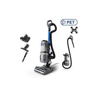 Vax LiftOut Reach Pet Corded Upright Bagless Vacuum Cleaner, Lightweight, Handheld Tool Attachments for Pet Hair, Car, Upholstery, Bed, Mattress, Home cleaning, 600W, 6.4kg, Graphite/Blue, CDUP-LOXR