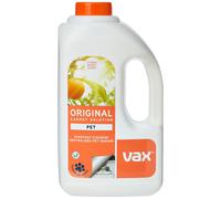 Vax Original Pet 1.5L Carpet Cleaner Solution, Stain Remover Shampoo, Citrus Burst Scent, Neutralises Pet Odours, 1-9-142054, White