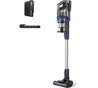 Vax Pace Cordless Stick Vacuum Cleaner with Crevice Tool Grey Blue