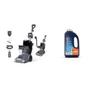 Vax SpinScrub Power Plus Carpet Cleaning Machine Bundle with Platinum Antibacterial Solution 1.5L - Deep Clean Carpets & Upholstery, Removes Pet Stains & Odours, Quick Drying, SpinScrub Technology