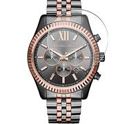 Vaxson 3-Pack Tempered Glass Screen Protector, compatible with Michael Kors Watch MK8603 MK8733 MK8286 MK8494 MK8602 MK8344, 9H Protective Guard Film Protectors New Version