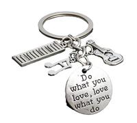 Vay Forwarg Pop music accessories, keychains, notes + guitar + electronic piano + [Do what you love, lve what you do] set of 3 for friends who love music