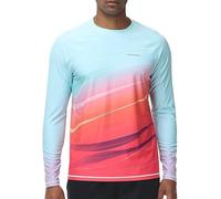 VAYAGER Men's Swim Shirts UPF 50+ Rash Guard Long Sleeve Quick Dry T-Shirt Loose Fit Water Fishing UV Protection Shirts