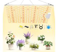 VAYALT 2024 LED Grow Lights, Dimmable Full Spectrum for Indoor Plants, Seeding, Veg, Flower, 2x2/3x3 Grow Tent, Greenhouse