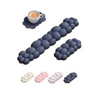 VAYDEER Cloud Wrist Rest - Dark Blue & Black Dual-Tone Keyboard Wrist Rest Cushion, Ergonomic Cloud Memory Foam Palm Support, Non-Slip Base, Comfortable Wrist Rest for Gaming & Office