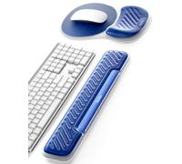 VAYDEER Cooling Gel Keyboard Wrist Rest and Mouse Pad with Wrist Support Set, Ergonomic Wrist Rest for Keyboard and Mouse, Cool-Touch TPU Surface, Non-Slip Base, for Office, Home Working and Gaming