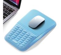 VAYDEER Ergonomic Mouse Pad with 8° Memory-Foam Wrist Support - Massage Bumps for Carpal Tunnel Relief, Soft Lycra Surface, Non-Slip PU Base for Office & Gaming