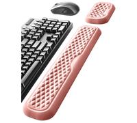 Vaydeer Keyboard and Mouse Wrist Rest Set, Memory Foam, Pink