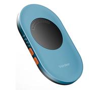 Vaydeer Ultra Thin Mover Mouse with Adjustable Running Timer, Undetectable and Silent Jiggler, Simulates Realistic Movements, Driverless Shaker to Keep PC Active and Safe (Light Blue)