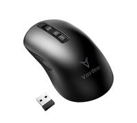 VAYDEER Undetectable Mouse Jiggler & Wireless Mouse - 90-Day Battery, 3200DPI Precision, Silent Click, Bluetooth Direct for MacBook/Windows, Black