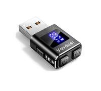 VAYDEER USB Mouse Jiggler Mover with Timer, USB-C Adapter, LED Display