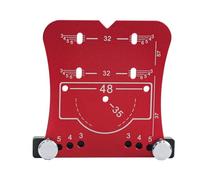 VAYEODEYU 35mm Hinge Hole Opener Aluminum Alloy for Cabinet Hinge and Woodworking Multicolor(Red)