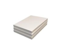 VAYEODEYU 3pcs High-Temp Ceramic Fiber Insulation Board, Fireproof up to 2300°F, Multiple Sizes(20X20X2Cm)