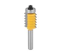 VAYEODEYU 8mm Shank Rail Stile Router Bit,Multi Tooth Line Wave Carbide,Multiple Sizes(8*24mm)