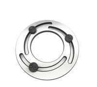 VAYEODEYU Adjustable Soft-jaw Boring Ring Claw Trimmer Hydraulic Chuck 12-15 Inch(15 Inch Four-jaw)