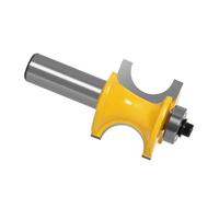 VAYEODEYU Bullnose Router Bit, Carbide Tipped Decorative Flute Molding Bit Multiple Sizes(12X12.7mm)