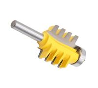 VAYEODEYU Carbide Tipped Router Bit Milling Finger Joint Cutter Multiple Shank Sizes for CNC(6.35x38.1mm)