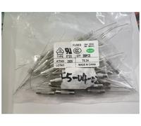 VAYEODEYU Ceramic Fuses, Pack Of 10 Ceramic Fuse Tube Slow Break 5x20mm Lead Double Cap 250V T5A T6.3A For EM Stove(T6.3a)