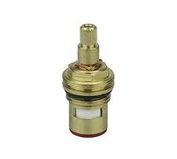VAYEODEYU Ceramic Tap Cartridge, Faucet Cartridge Replacement Universal Brass Ceramic Disc 51mm BSP 1/2" Multicolor(Red)