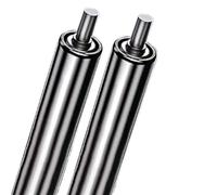 VAYEODEYU Conveyor Roller, Stainless Steel Conveyor Roller Pack Of 2 Multiple Sizes For Woodworking And Industrial(Dia 38mm(1.5"),L 700 mm(27.5"))