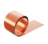VAYEODEYU Copper Thin Foil, 99.9% Pure Copper Metal Sheets 0.6x(25-50) x1000mm(0.6x30x1000mm)