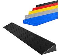 VAYEODEYU Curb Ramps, Rubber Driveway Curb Ramps, 2 to 6.5 cm High Heavy Duty Threshold Ramp Loading Ramps/Red/100 * 8 * 2Cm(Svart,100 * 8 * 2Cm)
