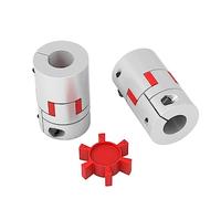 VAYEODEYU D40L66 B Aluminium Plum Flexible Shaft Coupling for Motor CNC Multiple Sizes(15mm-19mm)