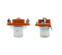 VAYEODEYU DC Contactor, ZLJ600A/ZLJ600D Normally Open 1 Coil AC/DC Contactor 600A 12V 24V 48V for Motor Forklift EV Winch(Flat and Straight,24V)