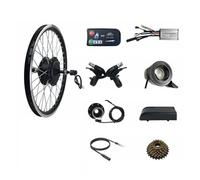VAYEODEYU Electric Bicycle Kit, Electric Bike Conversion Kit 36V 350W Brushless Hub Motor 16-29 Inch 28-30km/h Disc V Brake(Rear Rotate Led880,26'')