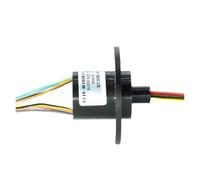 VAYEODEYU Electrical Slip Ring, Slip Ring Conductive Slip Ring OD 22mm 2/3/4 6/8/12/18/24 Channels 2A/5A /10ACurrent Capsule Slip Ring(22mm 8CH 5A)
