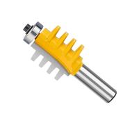 VAYEODEYU Finger Joint Glue Router Cutter Reversible Cone Tenon Carbide Milling Bit 6.35/8/12.7mm(12.7mm)