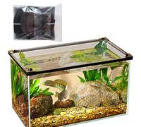 VAYEODEYU Fish tank lid protective net, Fish Tank Cover Mesh Aquarium Lid Fish Tank Anti-Jumping Net Magnetic Can be Cut to Size, Various Sizes are Available(Length:80cm,Width:35cm)