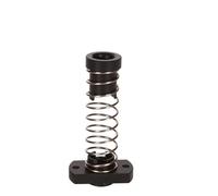 VAYEODEYU Flange Lead Screw Nut, T8 Lead Screw Flange Nut Brass Plastic Pitch 1-2mm Leads 1mm 2mm 4mm 8mm(Type C,Pitch 2mm Lead 2mm)