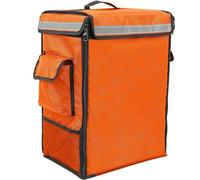 VAYEODEYU Food Delivery Bag, Pizza Delivery Bag Food Delivery Backpack, 42L Insulated Waterproof Takeaway Thermal Backpack Keep Warm Cold, Waterproof Oxford Cloth Cool Bag, Keep 1-2 Hours(Orange)