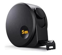 VAYEODEYU Measuring Tape， Industrial Grade Tape Measure High Precision 3m 5m Steel Tape Measure Stainless Steel Waterproof Thickened And Hardened Box Ruler(Black,5M*19mm)