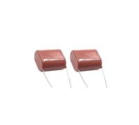 VAYEODEYU Metallized Film Capacitor, Pack Of 10 CBB22 2000V 105J 1uF Polyester Film Capacitor Burgundy 31mm Pitch