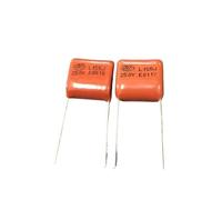VAYEODEYU Metallized Film Capacitor, Red CBB155J 250V 1.5uF P15 Metallized Polypropylene Film Capacitor Pack Of 10Pcs Or 100Pcs(10Pcs)