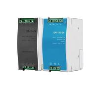 VAYEODEYU Rail Power Supply, DIN Rail Switching Power Supply 75W 120W 5V 12V 24V 48V DC 100-240V AC Input Industrial Transformer DR-75 DR-120(24v-75w)