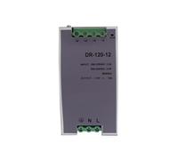 VAYEODEYU Rail Power Supply, DR-120W Rail Type Switch Regulated Power Supply 12V10A 24V5A 48V2.5A(Dr-120-12v 10a)