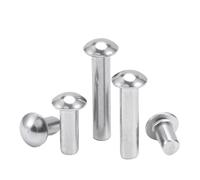 VAYEODEYU Rivets, Aluminium Round Head Knock-Out Rivets M2-M8 3-50mm(10mm,M2(100pcs))