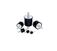 VAYEODEYU Rubber Stud Shock Absorbers VV Type with M3 M4 M5 M6 M8 Screws at Both Ends(3pcs M4X10X15X15)