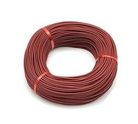 VAYEODEYU Silicone Electrical Wire, Underfloor Heating Cable with Earth Wire 12K 33 ohm 3mm Silicone Carbon Fiber 100 meters(30 Meter)