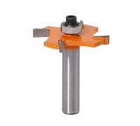 VAYEODEYU T Type Bearing Woodworking Rabbeting Router Bit 8X(4-10) mm 8mm Shank(8x4mm)