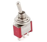 VAYEODEYU Transfer Switch, Cutting Machine Switch AC 250V/2A 120V/5A SPDT ON-ON Red For Electric Tools ABS Nylon LW