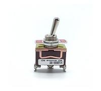 VAYEODEYU Transfer Switch, Locking Toggle Switch Silver Contacts 2 Pin ON/OFF 3 Pin ON-ON Screw 15A250VAC/20A125VAC(3Pin ON ON)