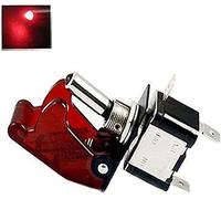 VAYEODEYU Transfer Switch, Toggle Switch 12V/20A Illuminated On/Off SPST Car Auto Cover Light Control Multicolor(Red)