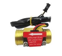 VAYEODEYU Water flow sensor, YF-B1 Digital Fuel Flow Meter 1-25L/Min G1/2 Thread 3.5-24V DC