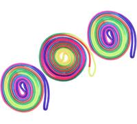 Vayfoni 3 Pcs Colored Cats Cradle Strings - Rainbow Finger Thread Strings - Flexible Finger Thread Toys - Suitable for Kids, Adults, and Children’s Day